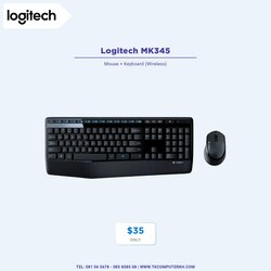 Logitech MK345 Wireless Keyboard and Mouse