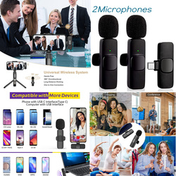 Microphone LIVE Wireless K9 (2 Mics) Type-C (BC8636)