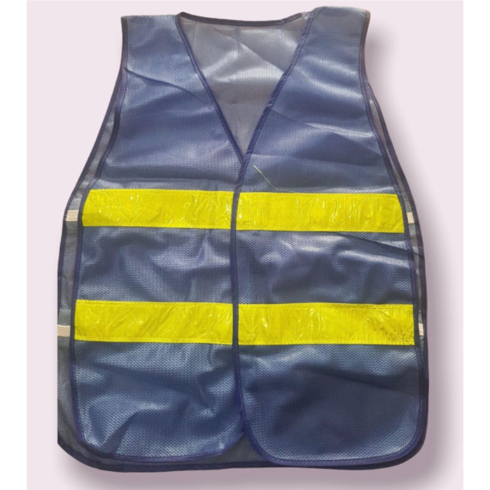 Reflective Safety Jacket Soft Net Blue