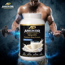 AP Premium Whey Protein / 1200g-Milk Shake Flavor-27g Protein Per Serving