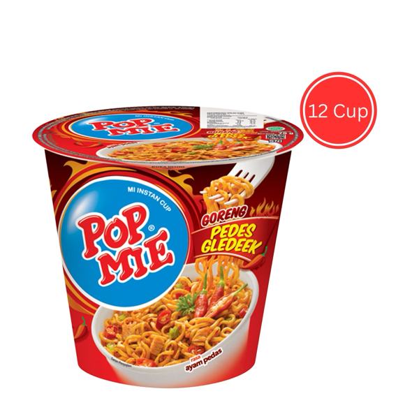 pop Mie Fried Gledeek 12cup