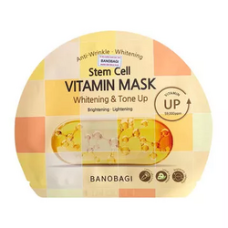 Stem Cell VITAMIN MASK Whitening & Tone Up Brightening Lightening 
