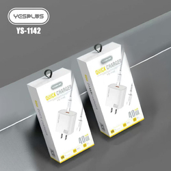 40W GaN Type-C Quick Charger Safe and Fast Charging/1set