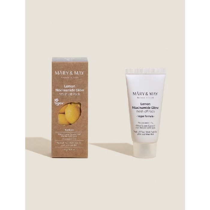 MARY & MAY Lemon Niacinamide Glow Wash Off Pack