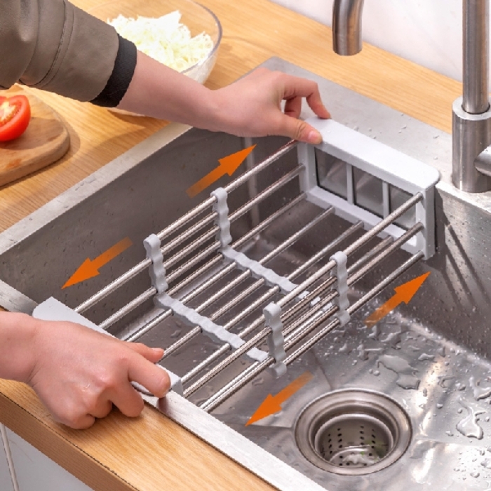 Kitchen Sink Rack Adjustable 
