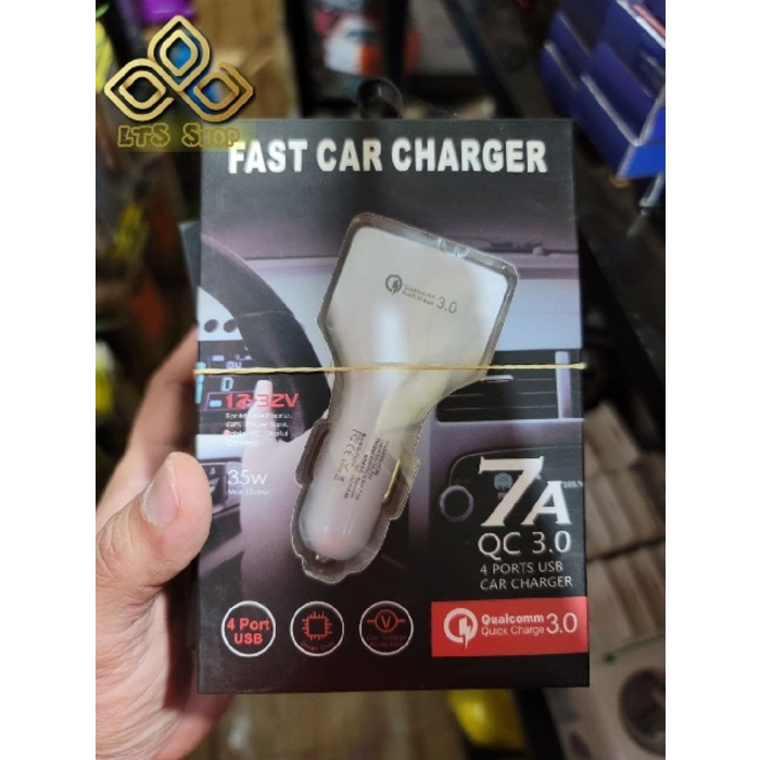 Fast car charger QC 3.0 4 Port