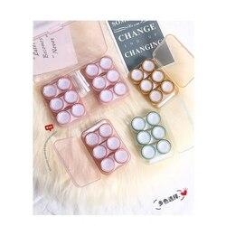 Clear Color Contact Lens Case  (ប្រអប់ដាក់លេនភ្នែក)