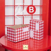 #R004 Lovely Red Box 17x25x9cm - 1 Set (20PCS)