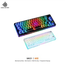 Magic Refiner MK31 Mechanical Blue-Red Switch Keyboard