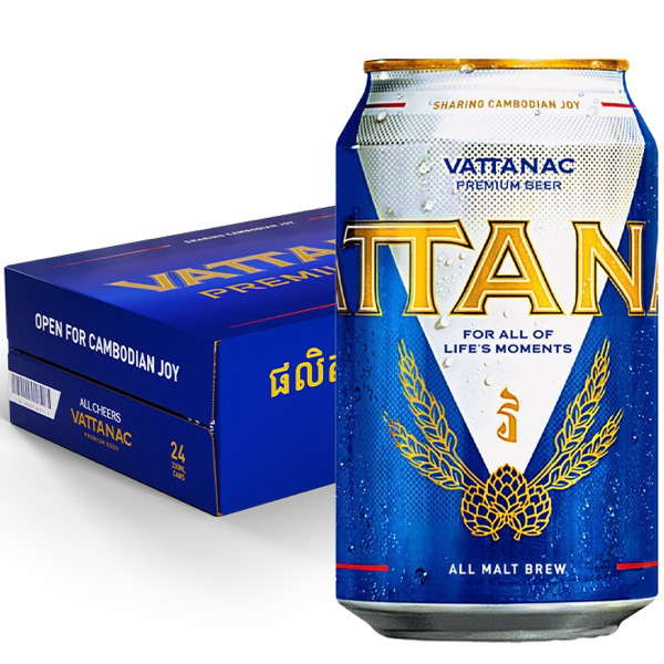 Vattanac Beer Can - 1 Case 