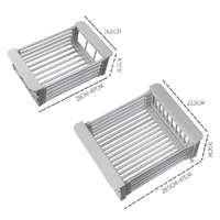 Kitchen Sink Rack Adjustable 
