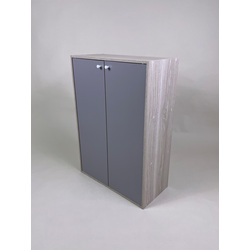 JAPANHOME 2-Door 3-Tier Cabinet - Light Wood 