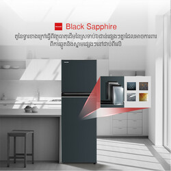 Toshiba Refrigerator Top Mounted Freezer Inverter,Double door,233L