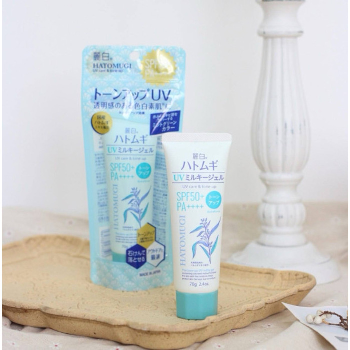 Hatomugi Uv Care & tone up SPF50+PA++++