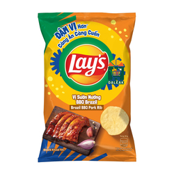 LAYS BRAZIL BBQ CHIP-158G