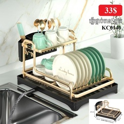 ធ្នើរផ្កាប់ចាន ២ថ្នាក់