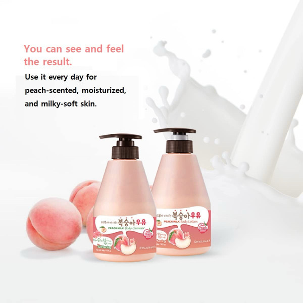 WELCOS KWAILNARA Peach Milk Body Cleanser