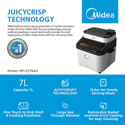 Midea Air Fryer Air Fryer 7.3L