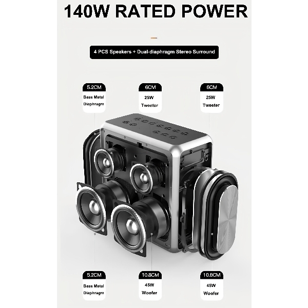 Bass Karaoke Xdobo King Max  140W