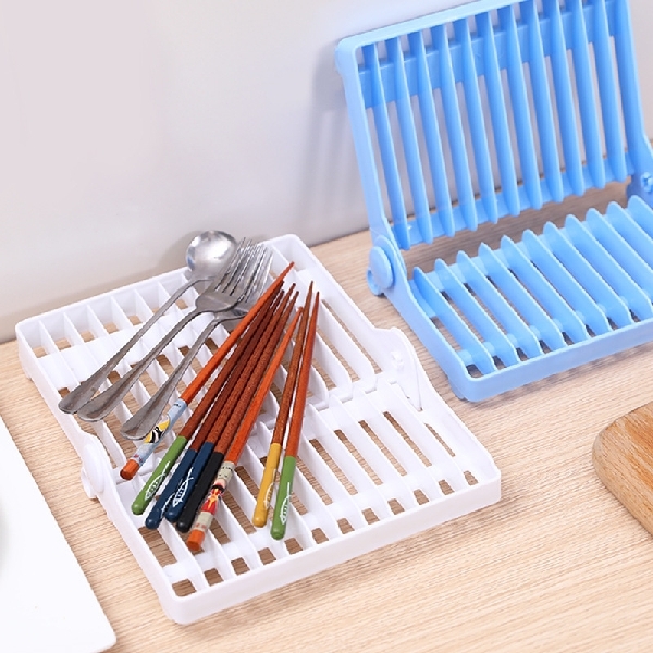 Foldable Dish Plate Tools Drying Rack 