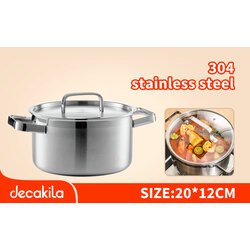 decalife Stainless steel casserole