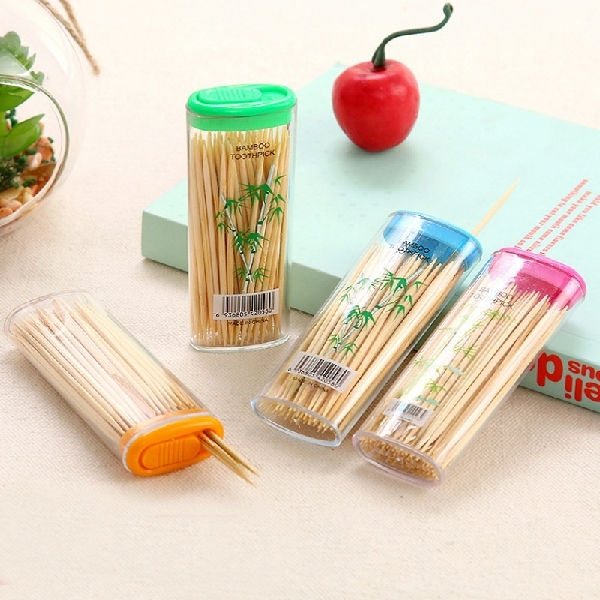 Bamboo Toothpick - 4 Boxes