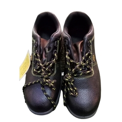 AQK Safety Shoes Black with Grey Outsole - Size 40