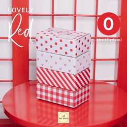Lovely Red Box Size O 11x17x6cm - 1 Set (20PCS)