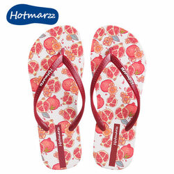 Hotmarzz Pomegranate Red Flop Flop 