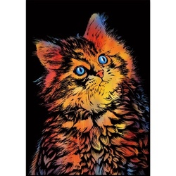 🇹🇭 Scraping Art A3 Size Color Scratching Decorative Picture