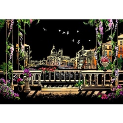 🇹🇭 Scraping Art A3 Size Color Scratching Decorative Picture