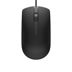 Dell Optical Mouse - MS116 - Black Retail Box (570-AAJK)
