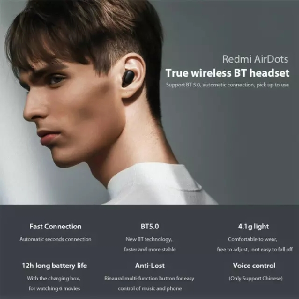 Mipods A6S Pro Bluetooth Earphones - Black