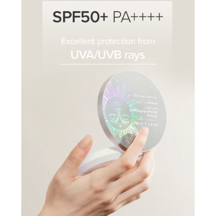 MARY&MAY Vegan Niacinamide Panthenol Sun Cushion SPF50+ PA++++