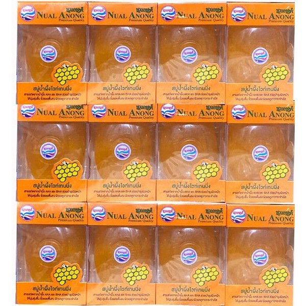 Nual Anong Honey Soap 100g - 12 Bars