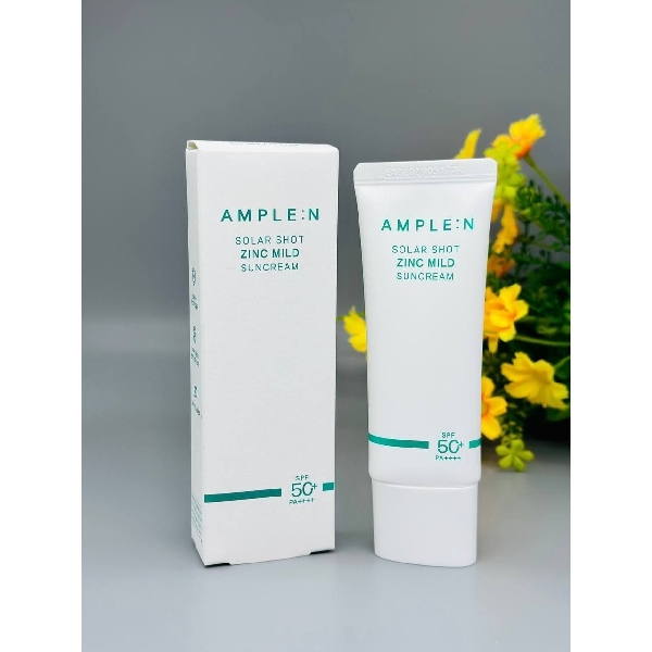 AMPLE:N Shot Zinc Mild Suncream SPF50+ PA++++