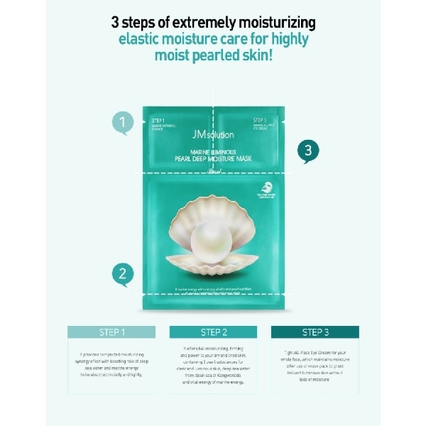 JMsolution Marine Luminous Pearl Deep Moisture Mask Pearl