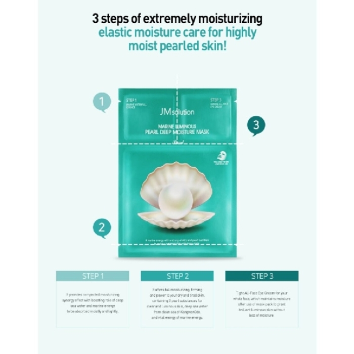 JMsolution Marine Luminous Pearl Deep Moisture Mask Pearl