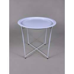 Metal Coffee Table - White