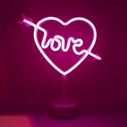 Love Heart Neon Light 9cm x 12cm