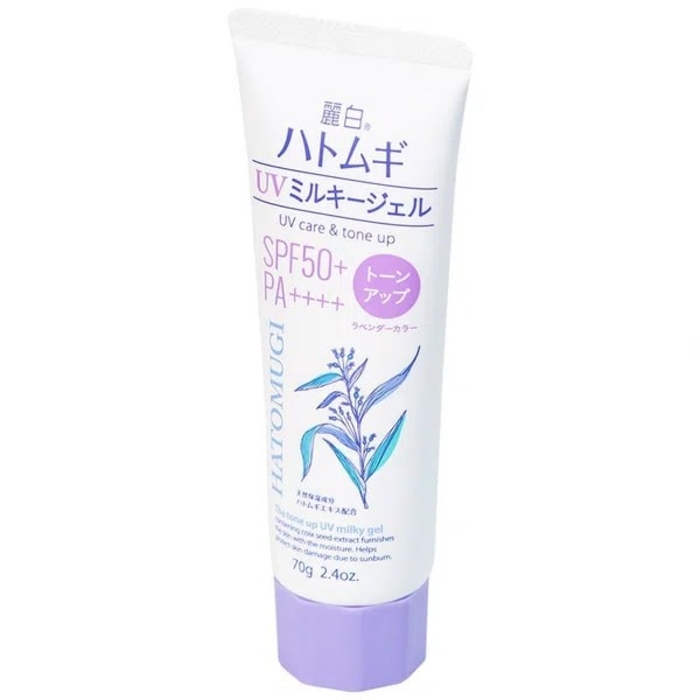 HATOMUGI The Tone Up UV Milky Gel (UV Care & Tone Up) SPF50+ PA++++ 70ml
