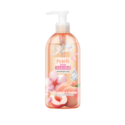 សាប៊ូដុសខ្លួន BeNice Peach Love Sakura 450ml