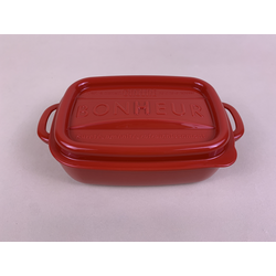 YAMADA Bonheur Lunch Box Rectangular 500 ml - Red