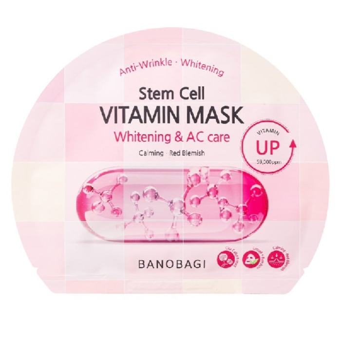 BANOBAGI Stem Cell Vitamin Mask Whitening & AC Care - 10 Sheets/Box