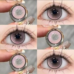 Ovolook 6 Months Contact Lens Degree 0.00 14.5mm (Pink&Black)