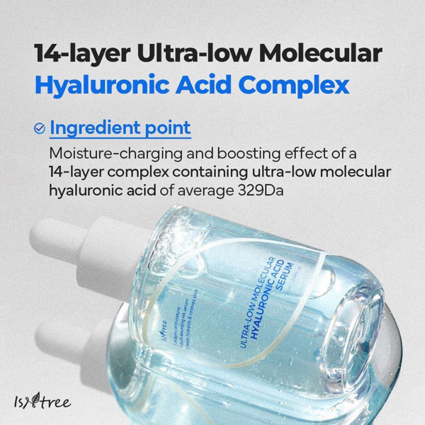 Isntree Ultra-low molecular hyaluronic acid serum 