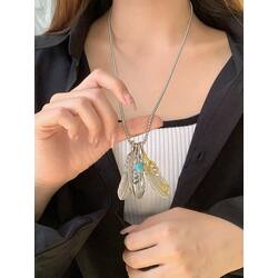 Wings Vintage Long Necklace