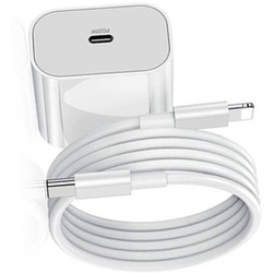ឆ្នាំងសាក+ខ្សែសាក 25W Charger+Cable Lightning & PD