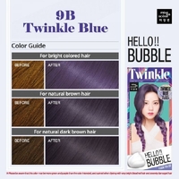 សាប៊ូកក់ពណ៌ MISE EN SCENE Hello Bubble Twinkle Blue