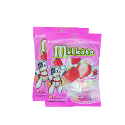 Milkita Strawberry Mild Candy Bag